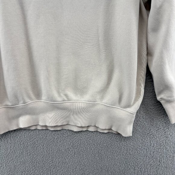 Nike Phoenix Fleece Oversized Crewneck Sweatshirt Light Orewood Center Swoosh S - Picture 8 of 16